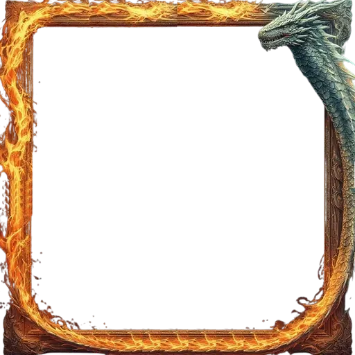 The Dragon card frame