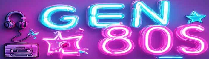 Gen 80s lettering