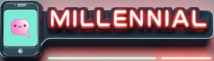 Gen Millennial lettering
