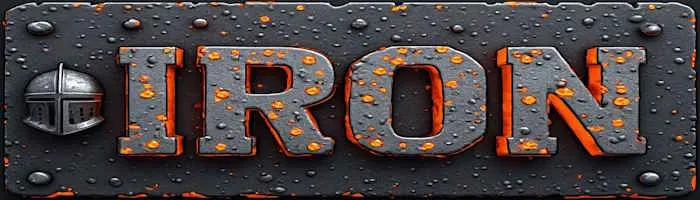Iron lettering