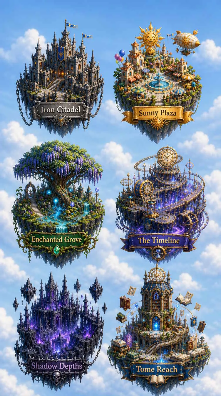 The world map